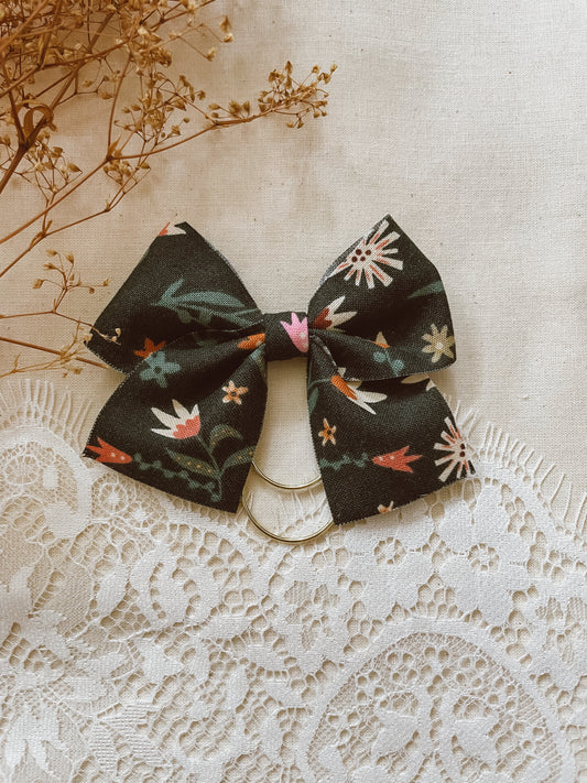 October Harvest- bow bookmark