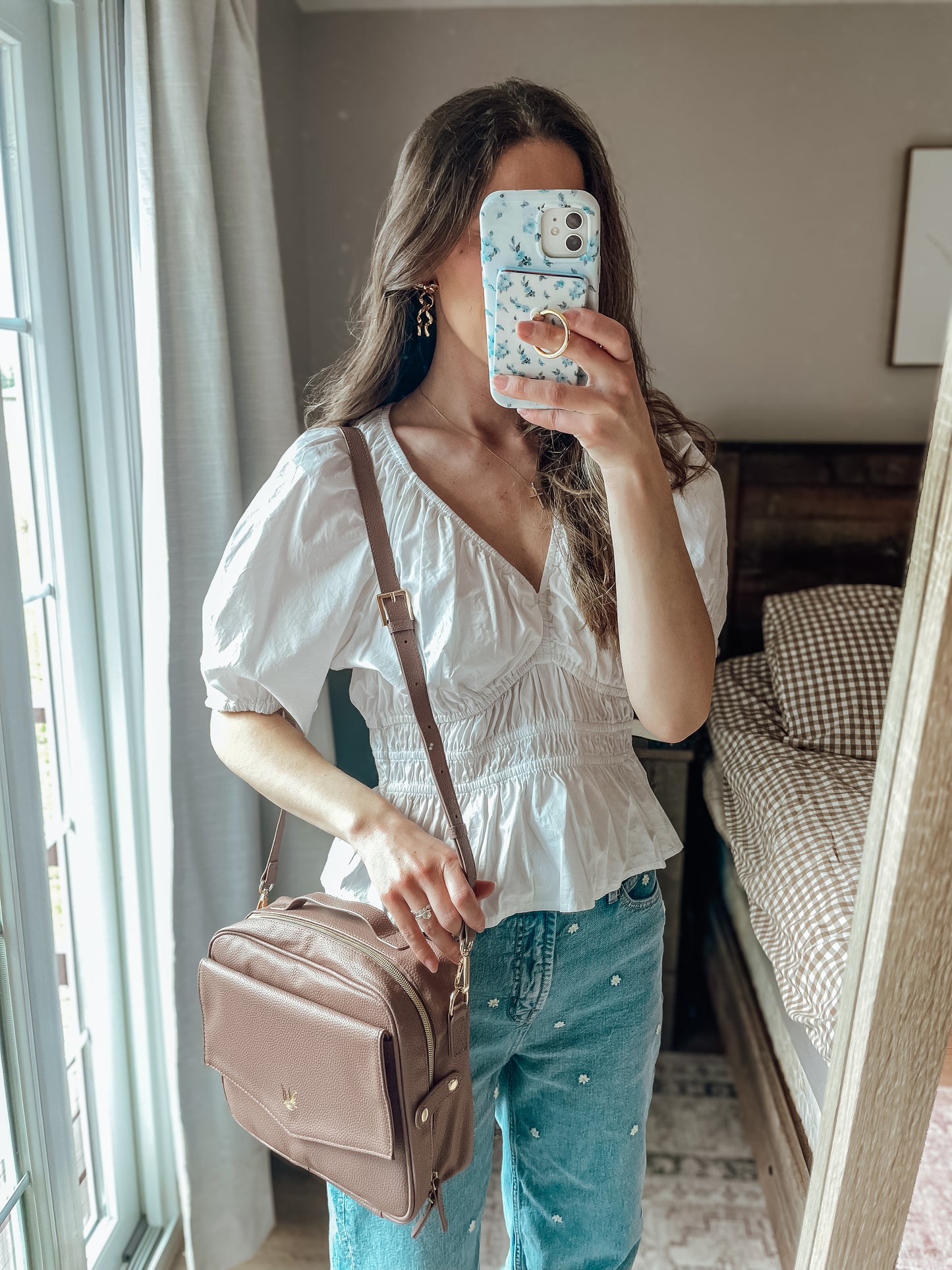 Lavender Crossbody Bible Bag