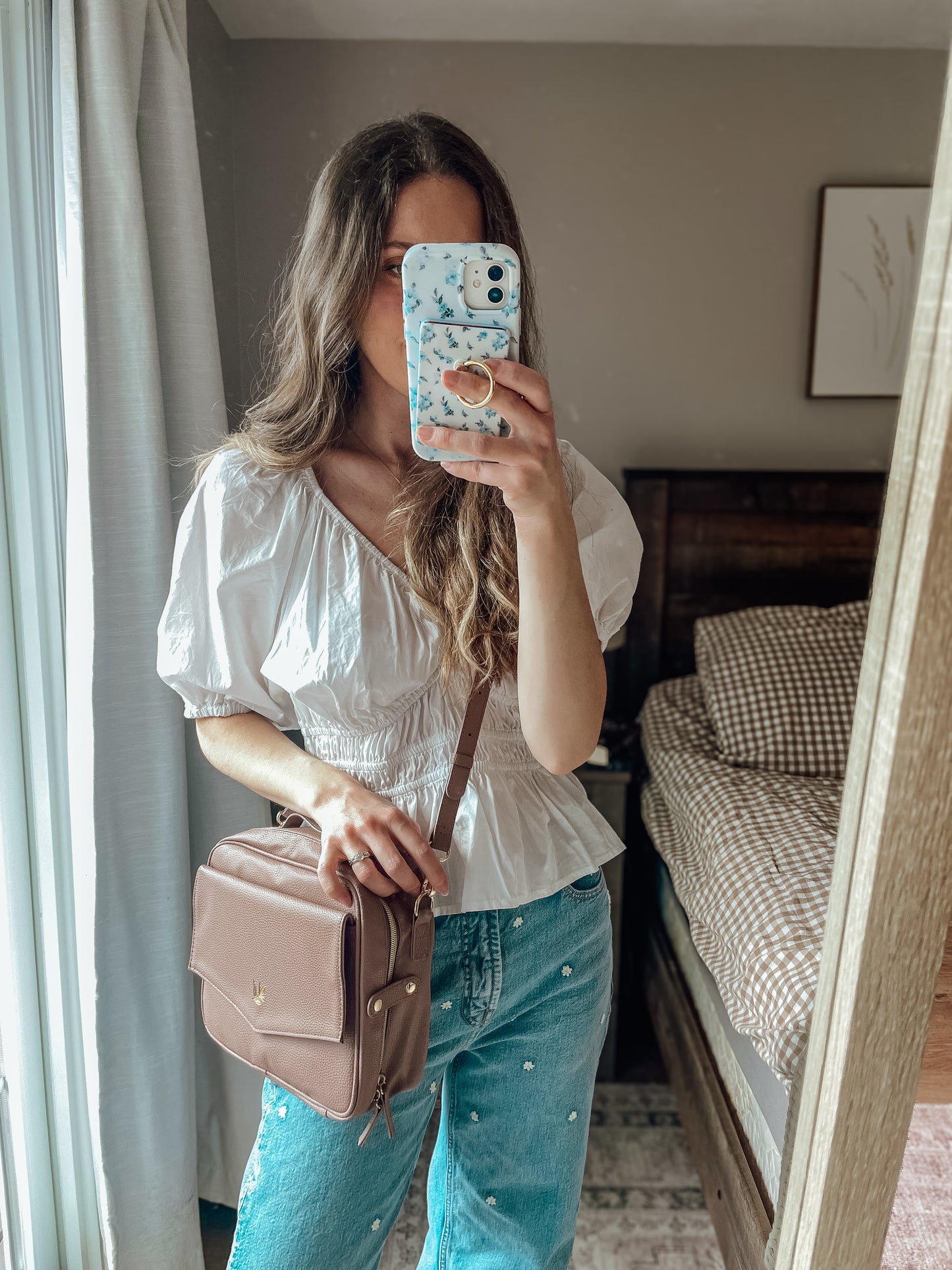 Lavender Crossbody Bible Bag