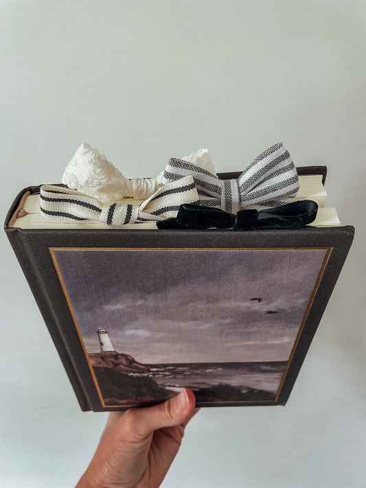 Lighthouse ESV Journaling Bible + Bow set