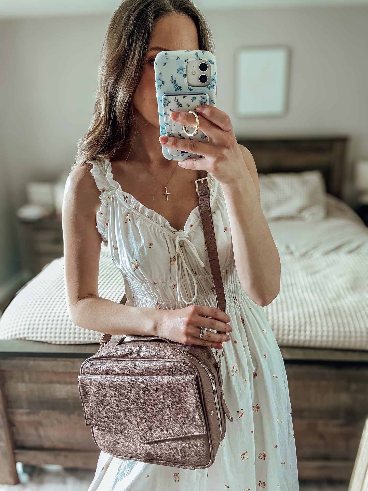 Lavender Crossbody Bible Bag