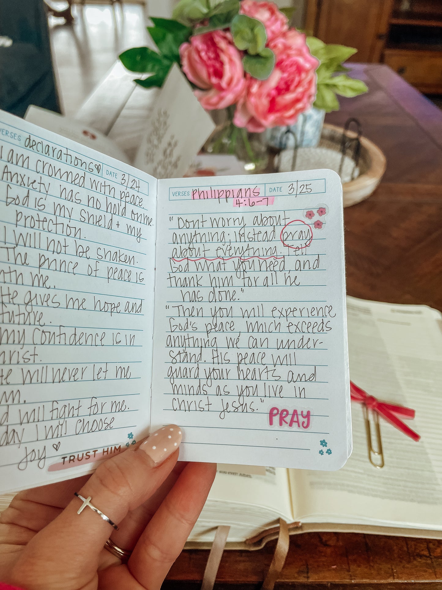 Little Verse Book lilac  + ribbon mini