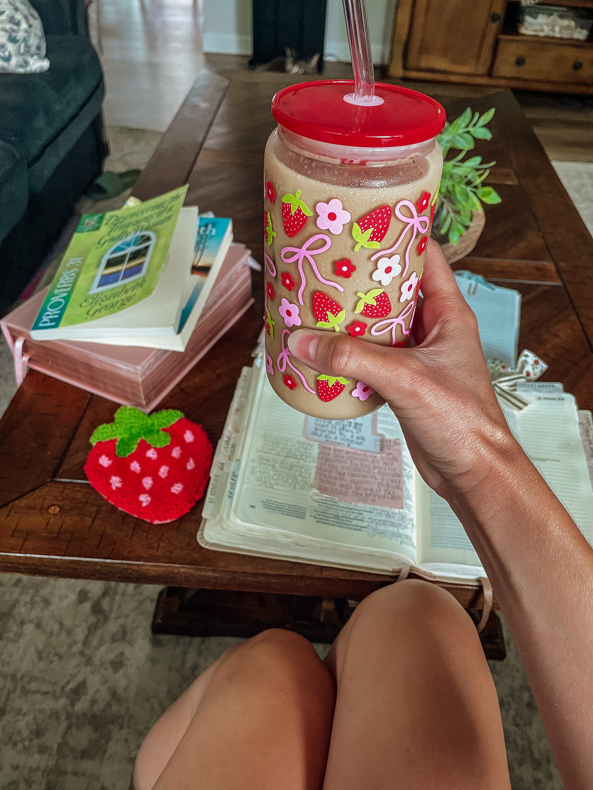 Acrylic Tumbler Lid + Straw Set