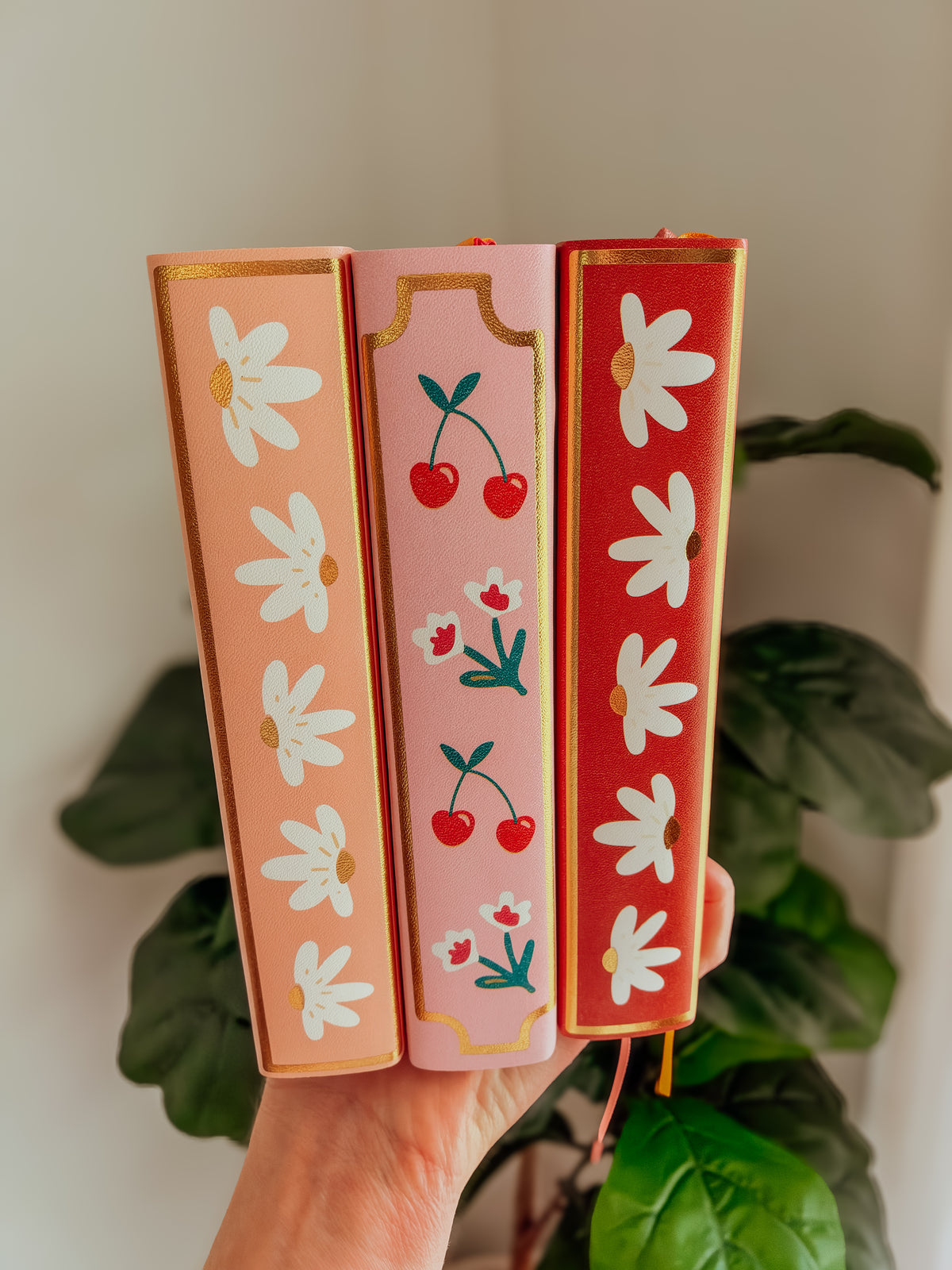 Pink Floral Softcover Extra Chunky Lined Journal