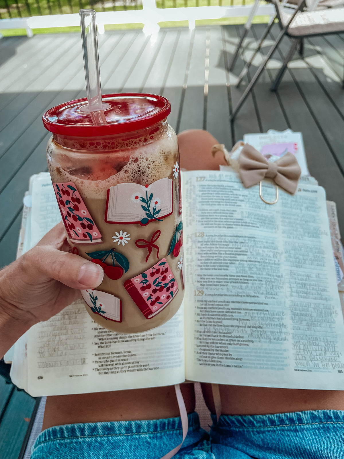 Acrylic Tumbler Lid + Straw Set