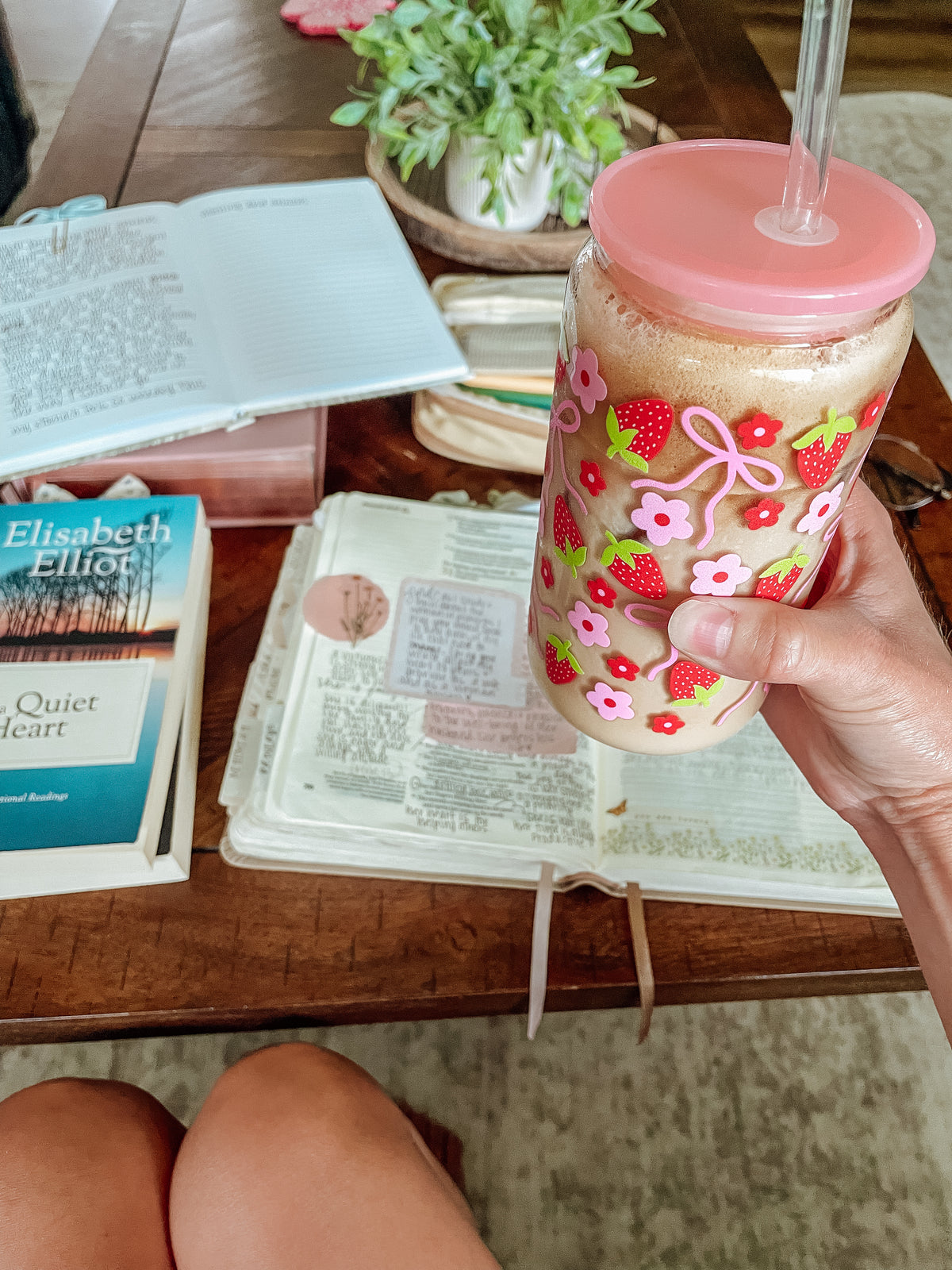 Acrylic Tumbler Lid + Straw Set
