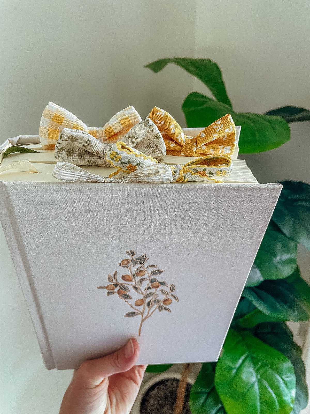 Lemon CSB Notetaking Bible + Bow Set