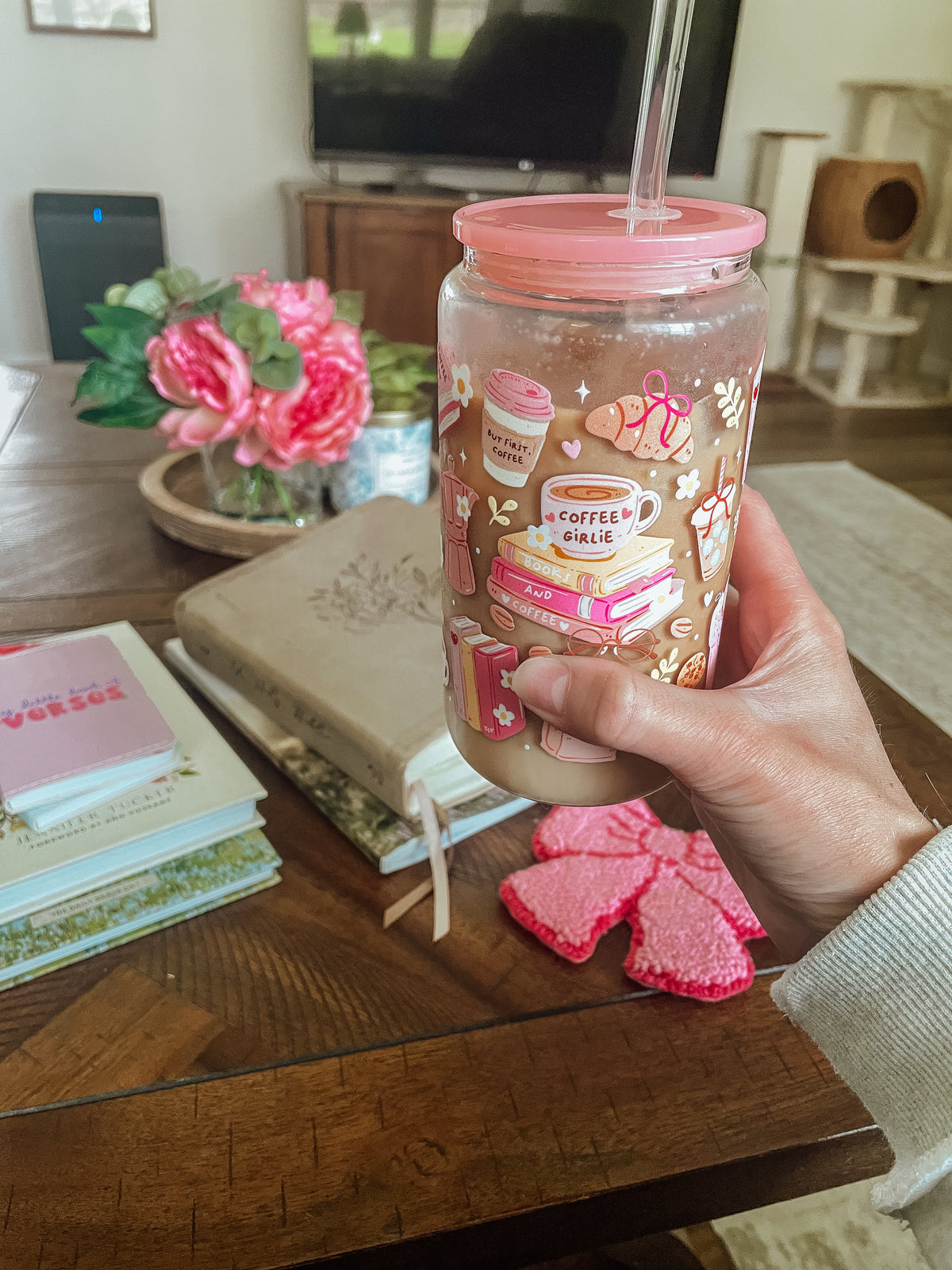 Acrylic Tumbler Lid + Straw Set