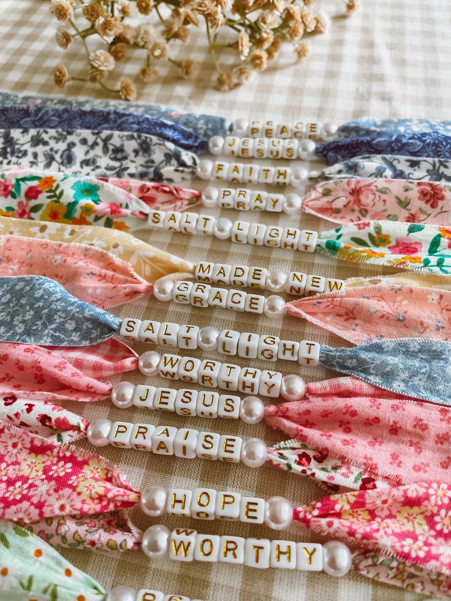 Fabric Faith Bracelet
