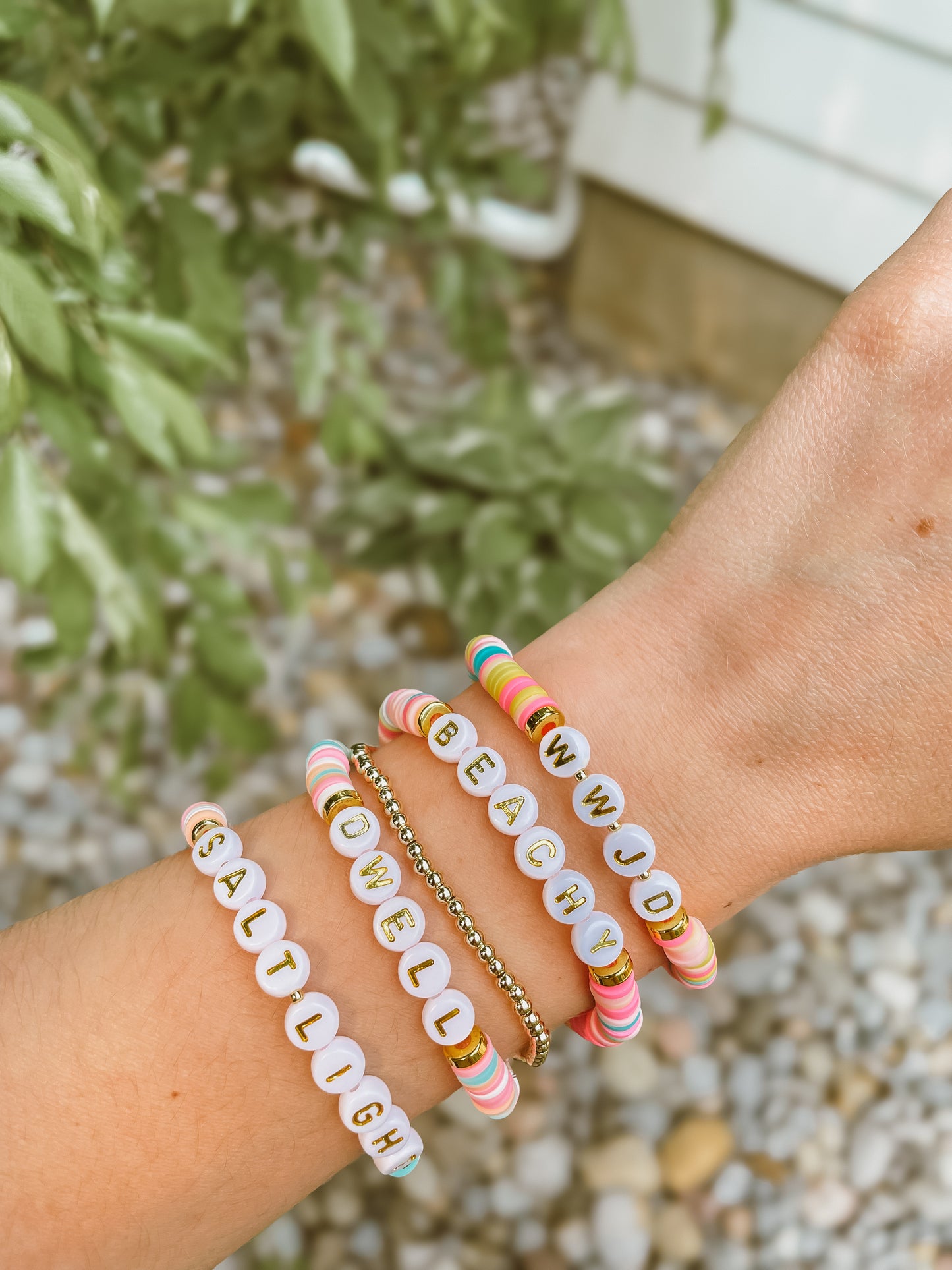 Beachy Summer Faith | Heishi Bracelets