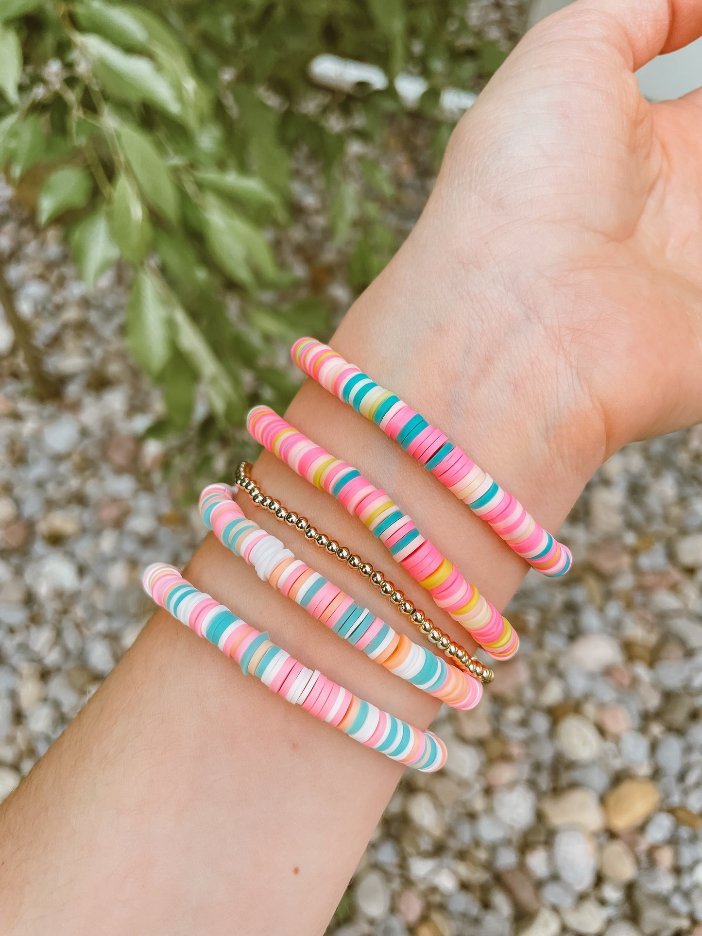 Beachy Summer Faith | Heishi Bracelets