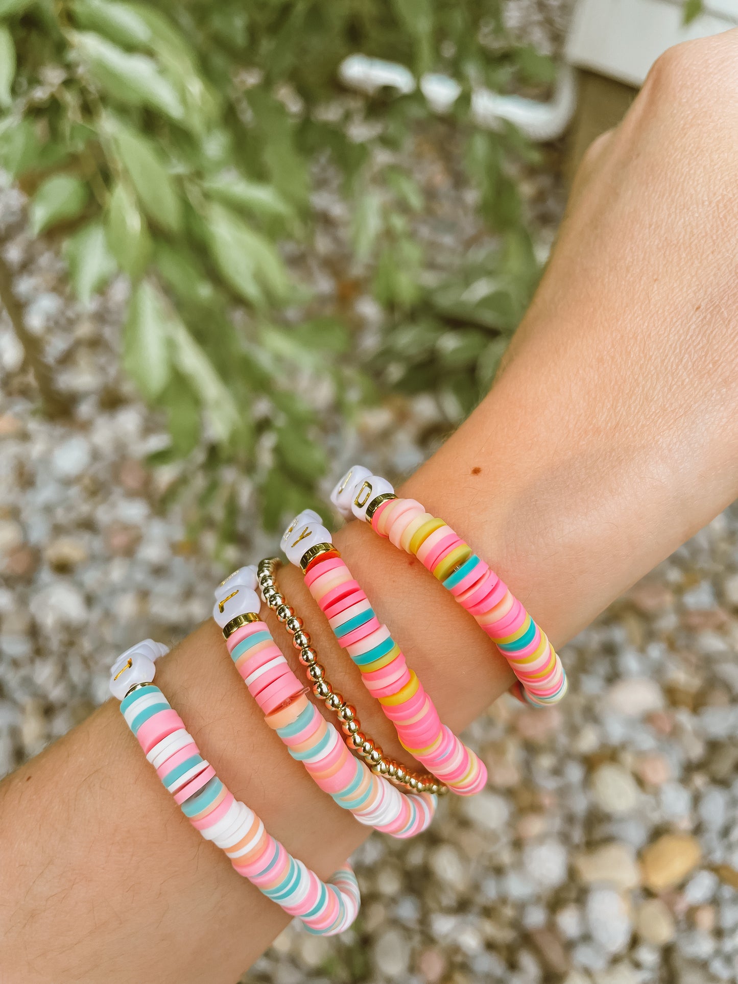 Beachy Summer Faith | Heishi Bracelets
