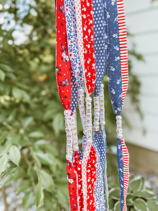 Americana beaded faith bracelets