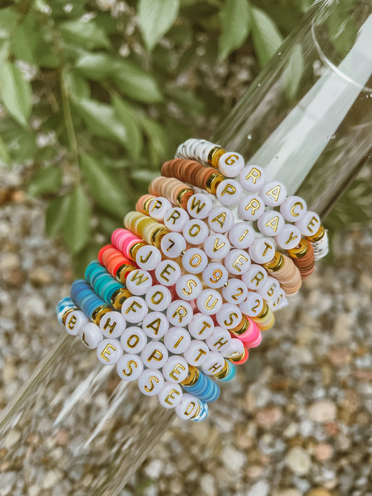 Summer faith bracelets | multi-color beaded bracelet