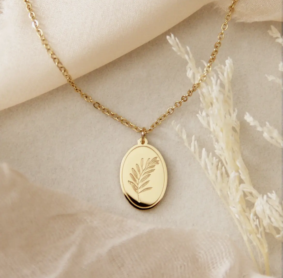 Cross + Olive Branch Peace necklace, Promises of God