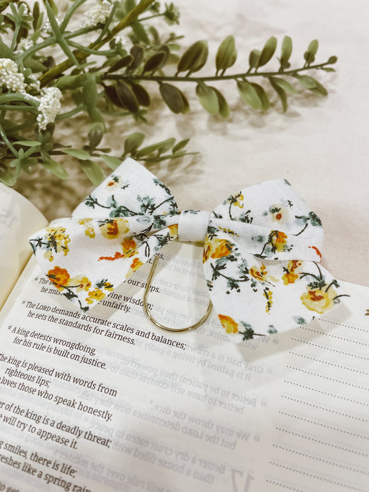 Yellow Roses-bow bookmark