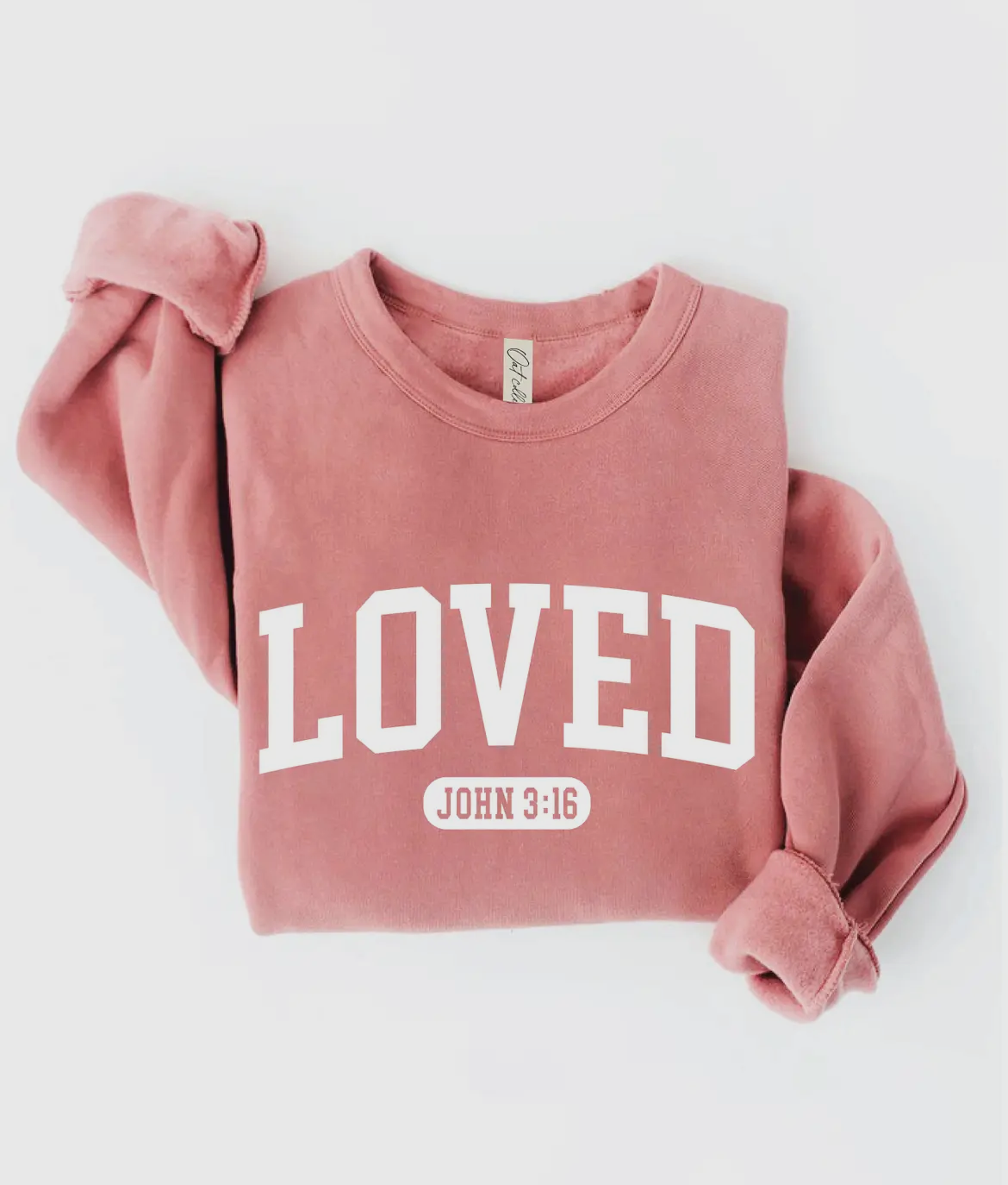 Loved Crewneck- Mauve
